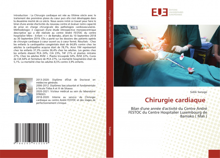 Könyv Chirurgie cardiaque Sanogo Sidiki Sanogo