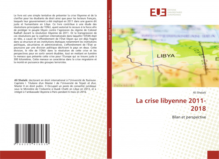 Knjiga crise libyenne 2011-2018 ALI SHELAIK