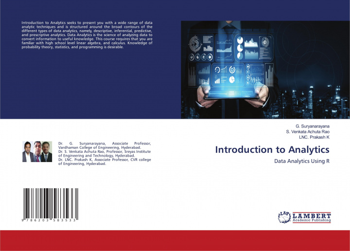 Knjiga Introduction to Analytics G. SURYANARAYANA