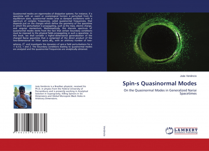 Knjiga Spin-s Quasinormal Modes JO S VEN NCIO