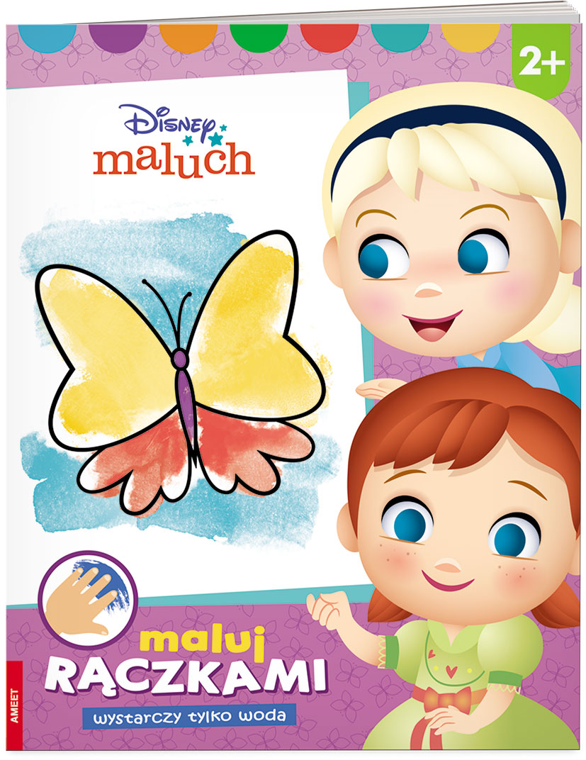 Buch Disney maluch Maluj rączkami MWR-9201 Opracowania Zbiorowe