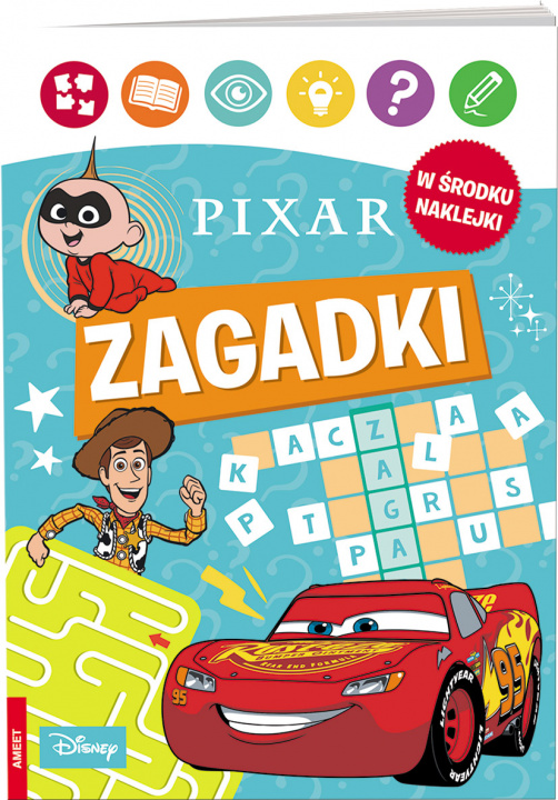 Könyv Mix pixar Zagadki ZAG-9102 Opracowania Zbiorowe