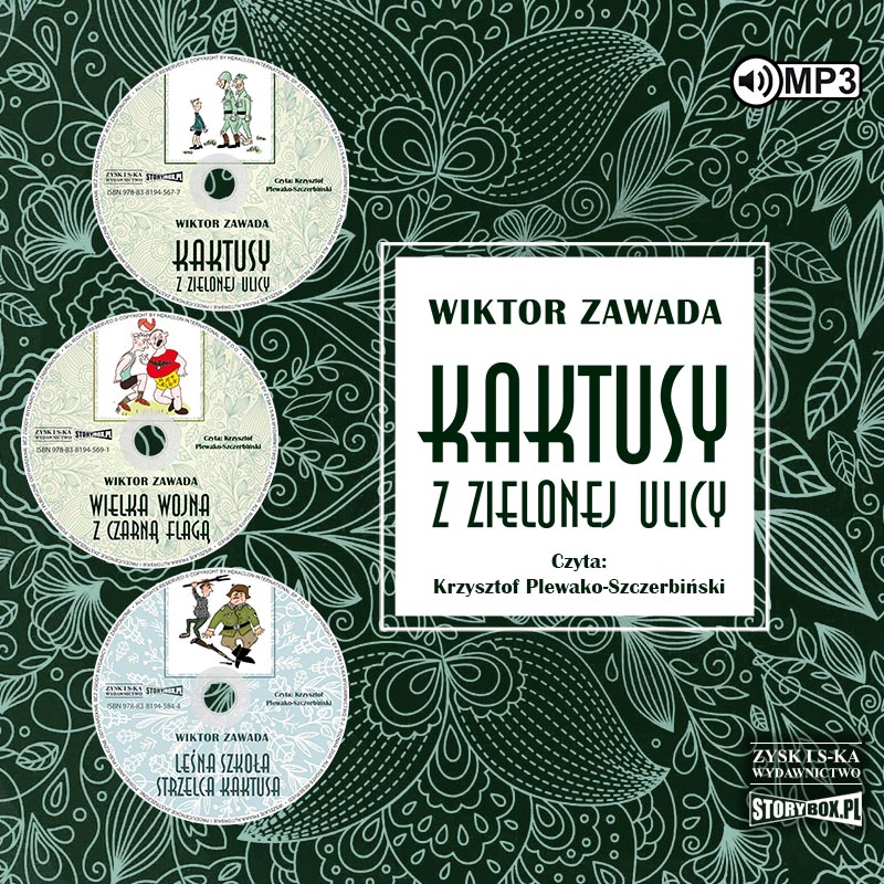 Könyv CD MP3 Pakiet Kaktusy z Zielonej ulicy Wiktor Zawada