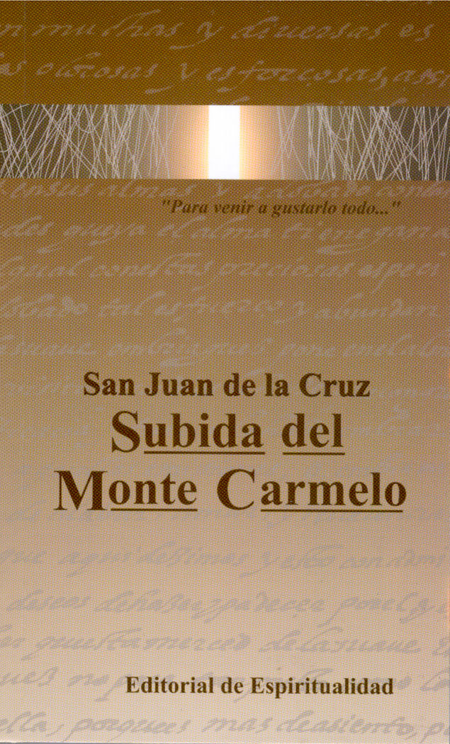Книга Subida del Monte Carmelo San Juan de la Cruz