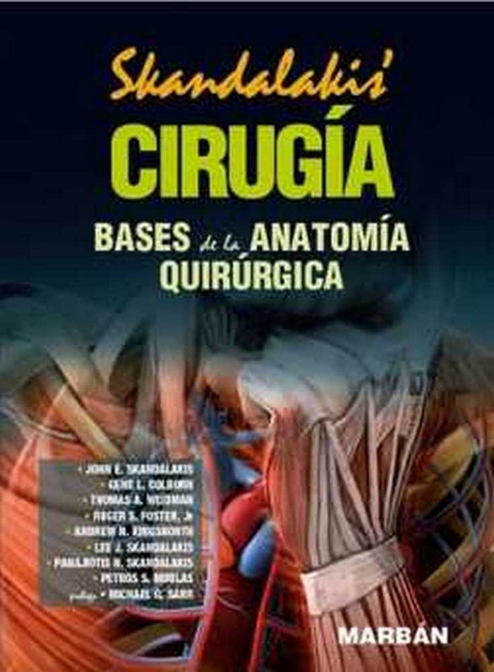 Kniha CIRUGIA: MANUAL: BASES DE LA ANATOMIA QUIRURGICA SKANDALAKIS