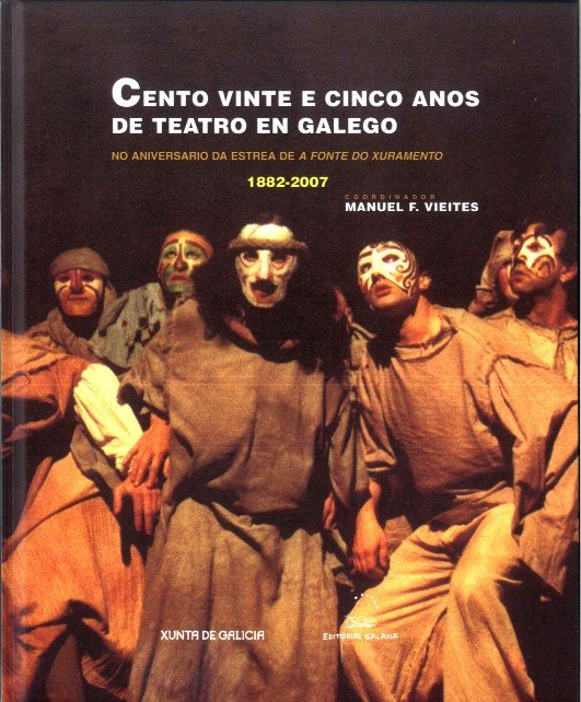 Carte Cento vinte e cinco anos de teatro en galego 