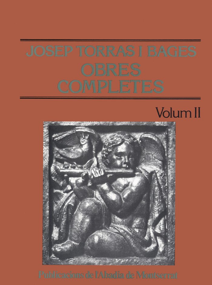 Buch Obres completes de Josep Torras i Bages, Volum II Torras i Bages