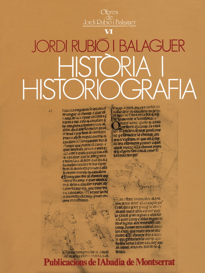 Knjiga Història i historiografia Rubió i Balaguer