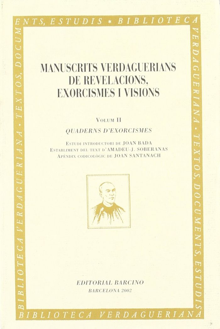 Knjiga QUADERNS D'EXORCISMES VERDAGUER