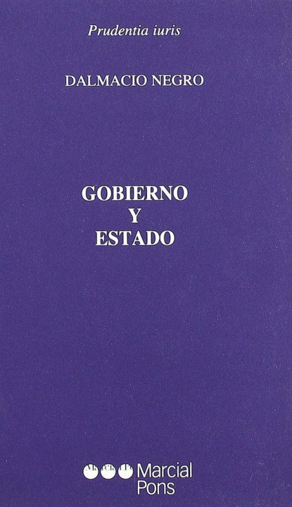 Kniha GOBIERNO Y ESTADO NEGRO PAVON