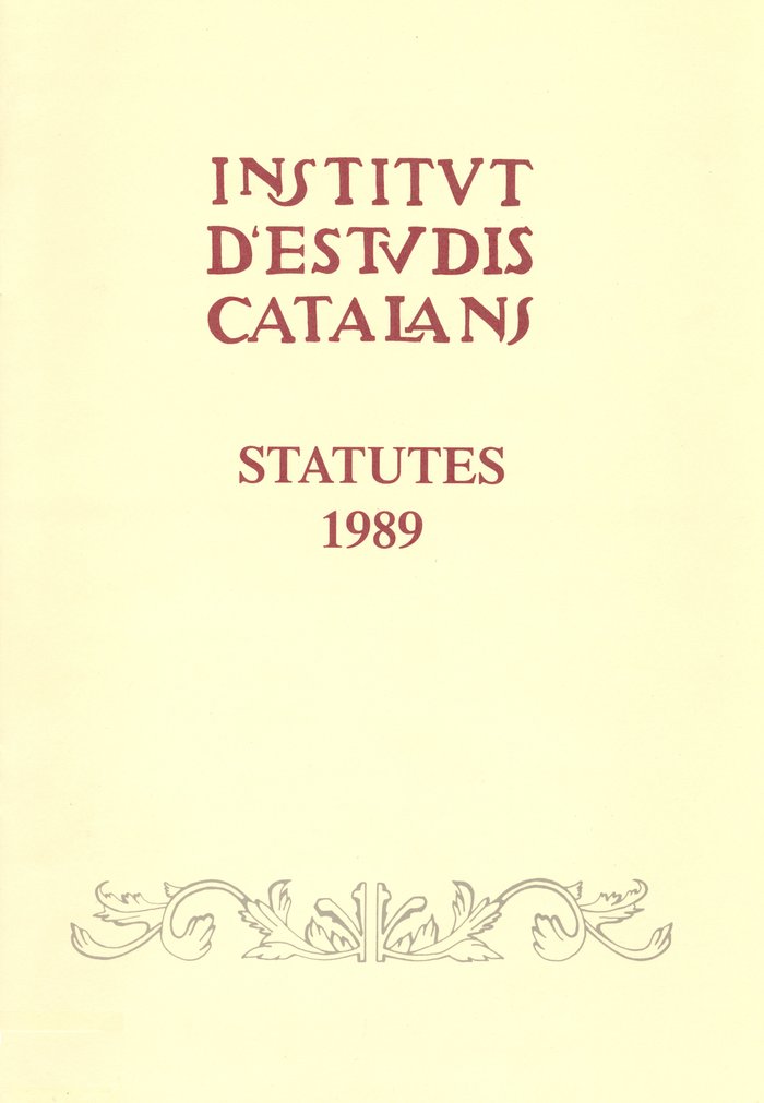 Kniha Institut d'Estudis Catalans 