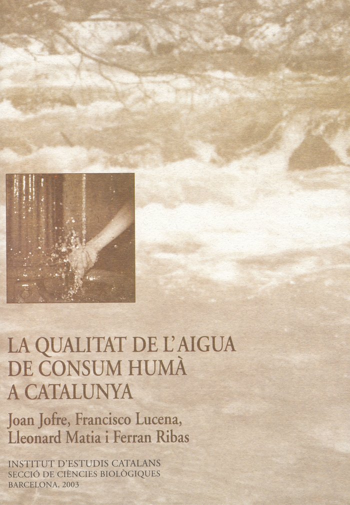 Kniha La qualitat de l 'aigua de consum humà a Catalunya Jofre