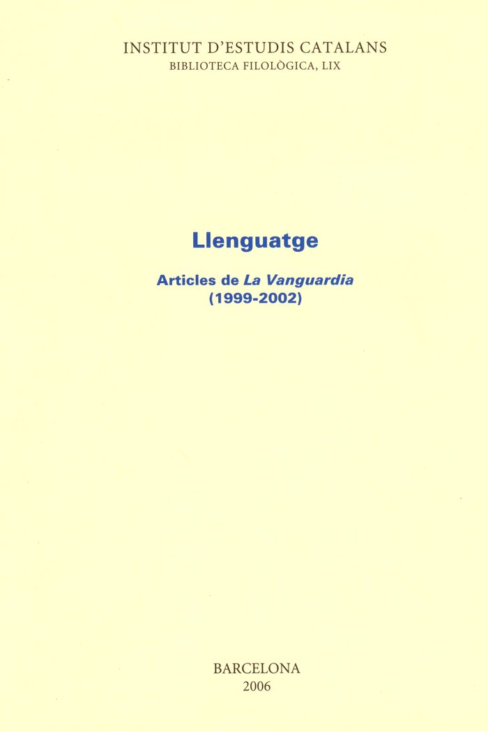 Boek Llenguatge 