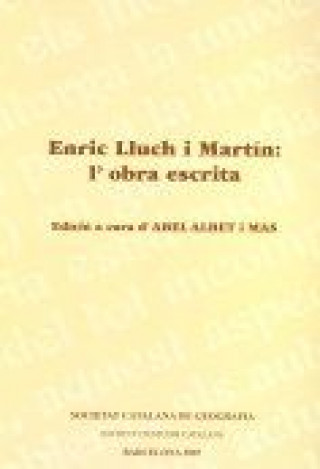 Kniha Enric Lluch i Martín: l'obra escrita Lluch i Martín