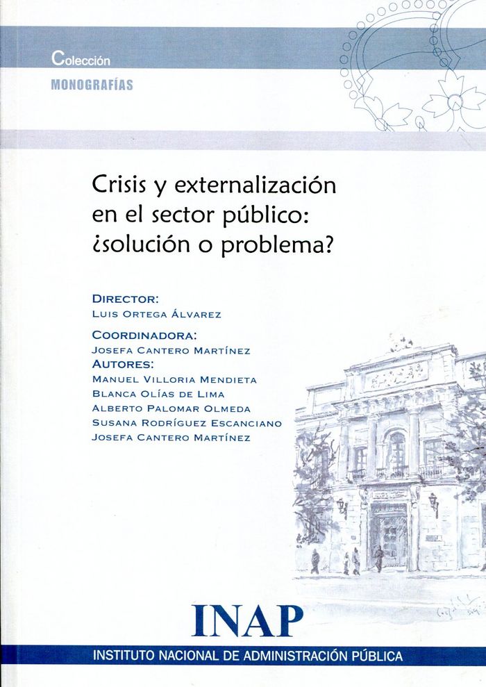 Kniha Crisis y externalización en el sector público 