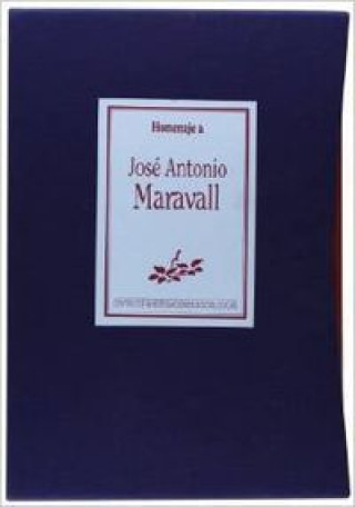 Könyv Homenaje a José Antonio Maravall C.I.S.