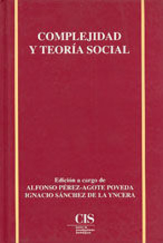 Könyv Complejidad y teor­a social 
