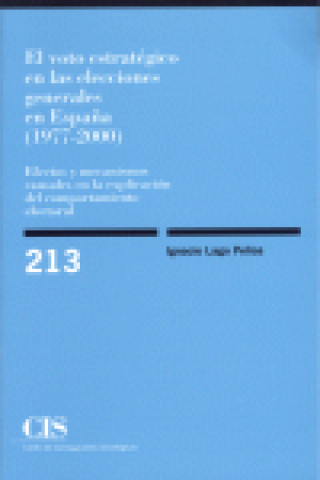 Carte El voto estratégico en las elecciones generales en España (1977-2000) Lago Peñas