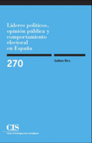Kniha Líderes políticos, opinión pública y comportamiento electoral en España Rico