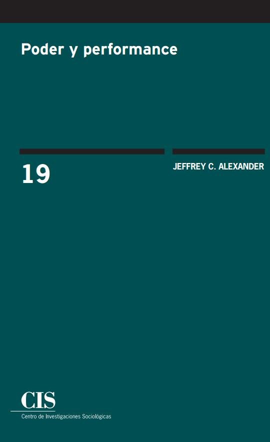 Knjiga Poder y performance Alexander