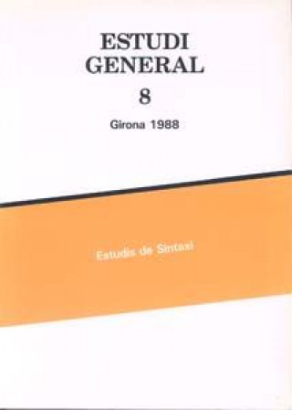Buch Estudis de sintaxi 