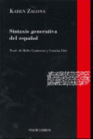 Książka Sintaxis generativa del español Zagona