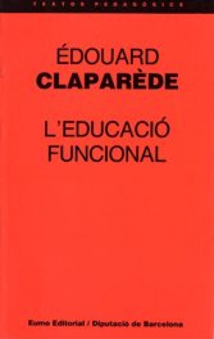 Knjiga Educació funcional Claparede