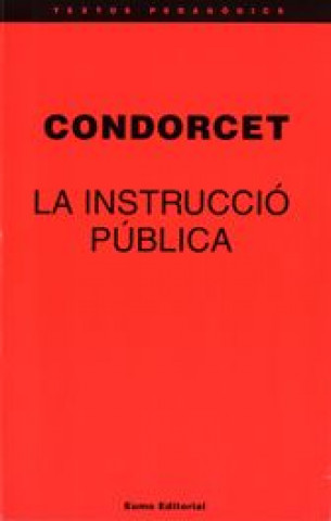 Kniha La instrucció pública Condorcet