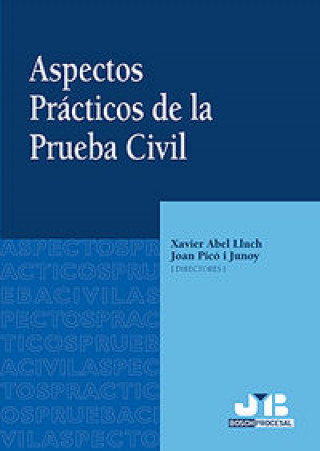 Könyv Aspectos Prácticos de la Prueba Civil. Picó i Junoy