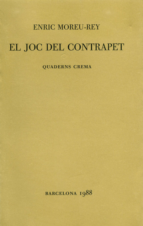 Boek El joc del contrapet Moreu-Rey