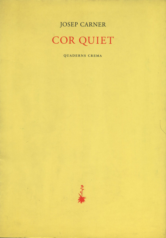 Buch Cor quiet Carner