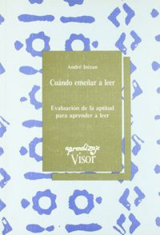 Boek CUANDO ENSEÑAR A LEER INIZAN