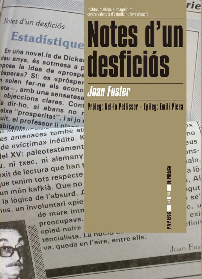 Kniha Notes d'un desficiós Fuster Ortells (1922-1999)
