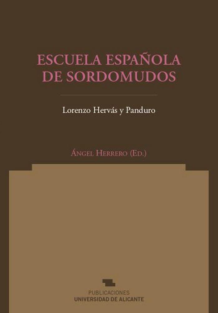 Könyv Escuela española de sordomudos Hervás y Panduro