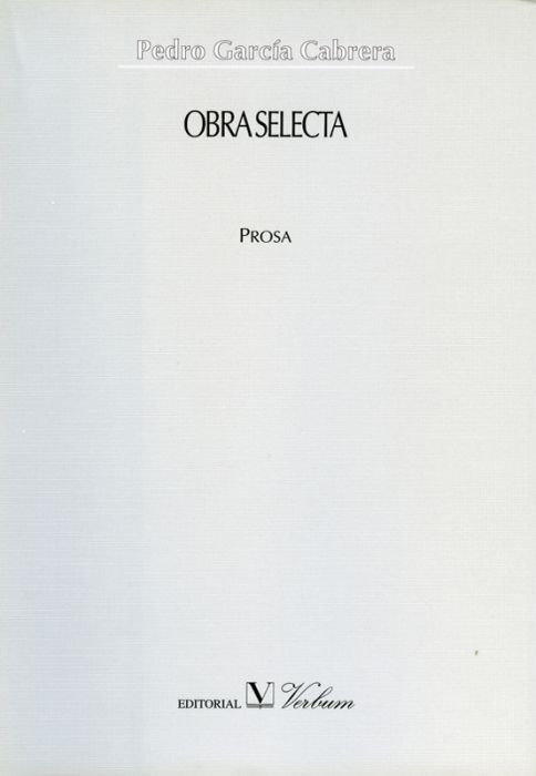 Knjiga Obra Selecta García Cabrera