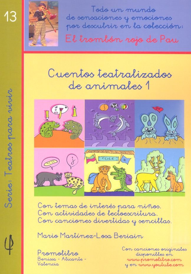 Kniha CUENTOS TEATRALIZADOS DE ANIMALES 1 Nº13 