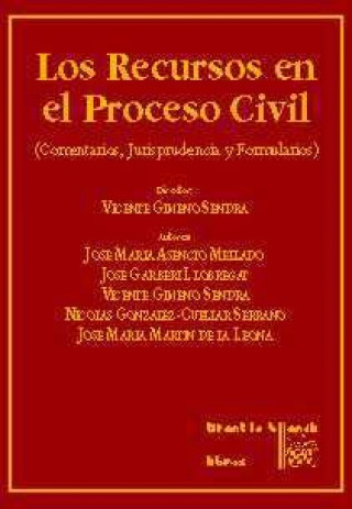 Книга Los recursos en el proceso civil Vicente Gimeno Sendra