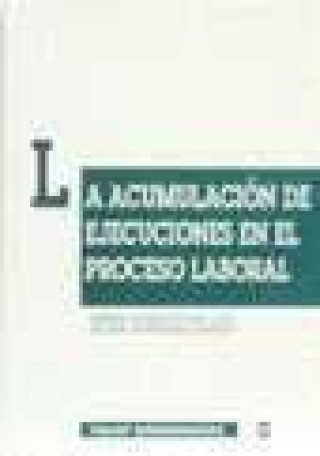 Book La acumulación de ejecuciones en el proceso laboral Esther González Pillado