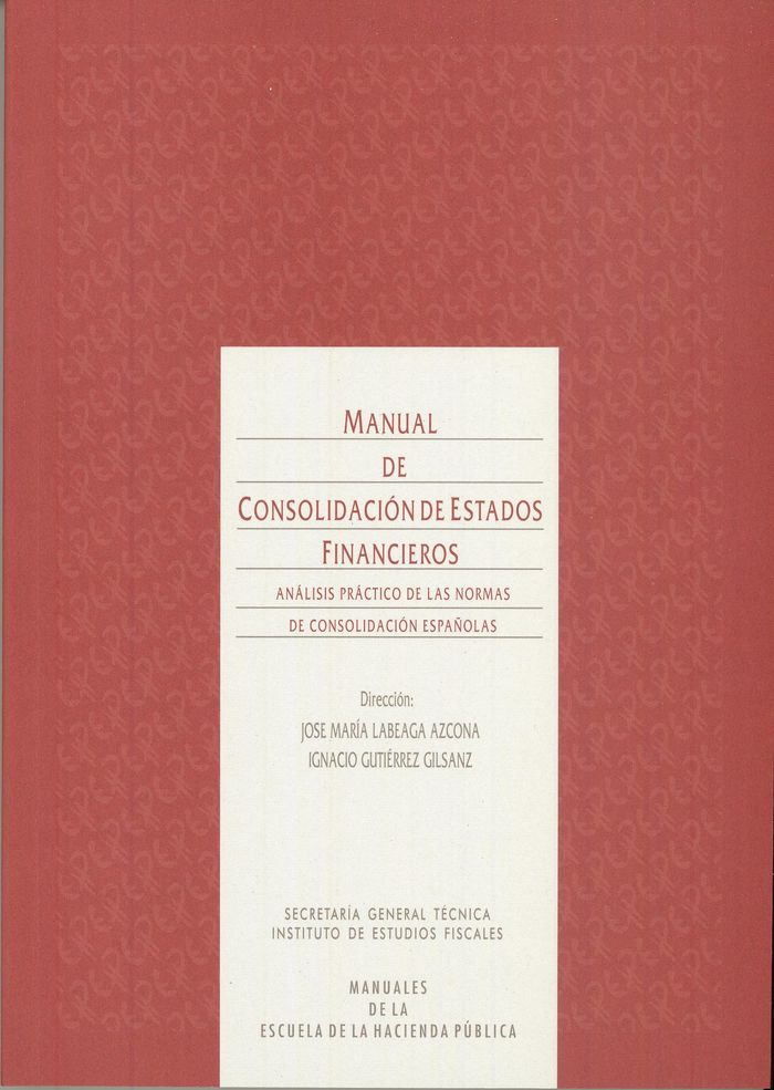 Kniha Manual de consolidación de estados financieros 