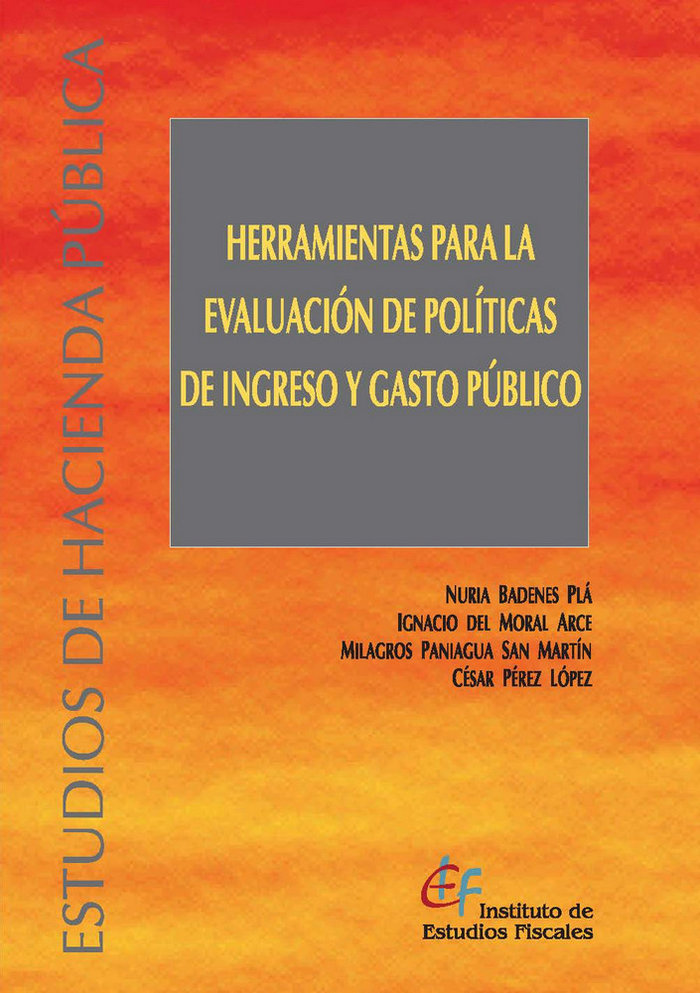 Carte Herramientas para la evaluación de políticas de ingreso y gasto público Badenes Plá