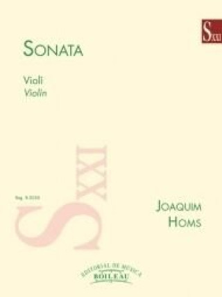 Libro Sonata Homs