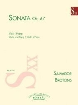 Buch Sonata Op.67 Brotons