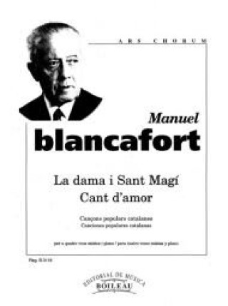 Könyv La Dama i Sant Magí - Cant d'Amor Blancafort