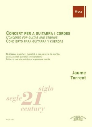 Kniha Concierto para guitarra y cuerdas, op.52 TORRENT