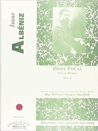 Kniha Integral Canciones Vol.I Albéniz