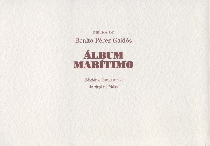 Buch ALBUM MARITIMO GALDOS
