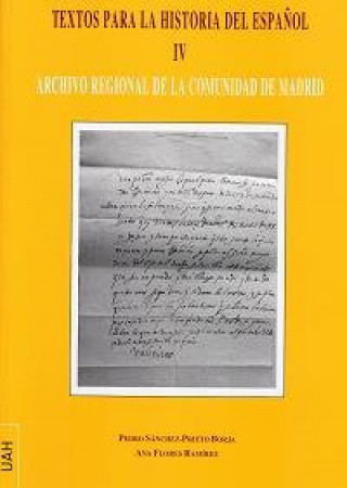 Книга Textos para la historia del español IV Sánchez-Prieto Borja