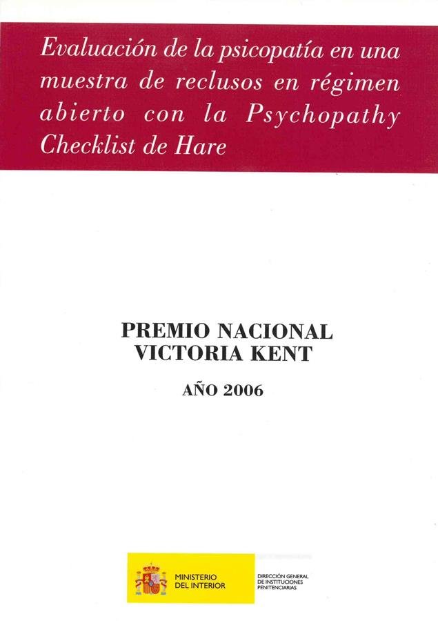 Carte Evaluación de la psicopatía en una muestra de reclusos en régimen abierto con la Psychopathy Checkli Álvaro Brun