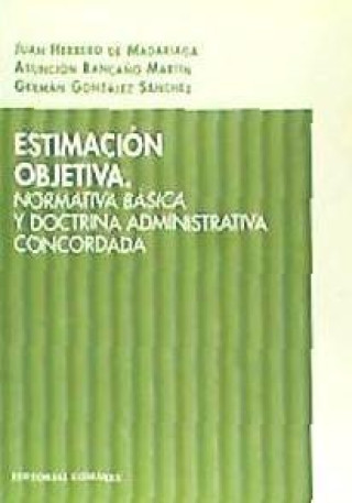 Knjiga ESTIMACION OBJETIVA HERRERO DE MADARIAGA Y ALEIXAN