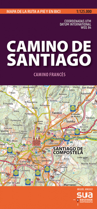 Kniha Camino de Santiago Angulo